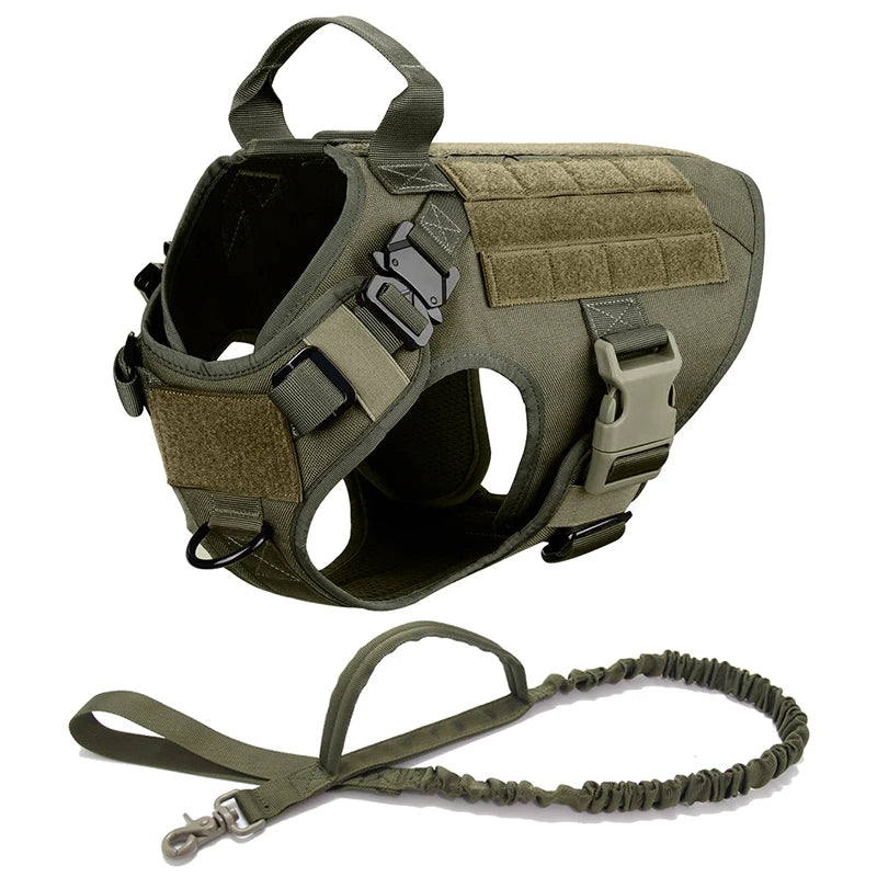 Military harness for large dog