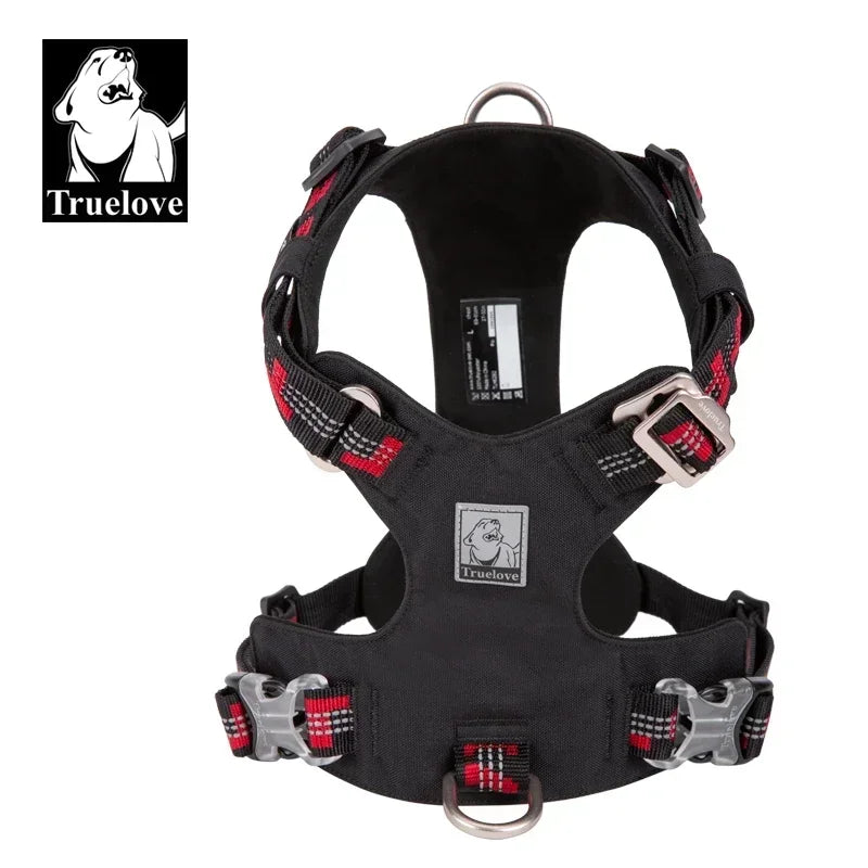 Light adjustable dog harness