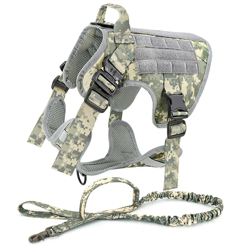 Military harness for large dog