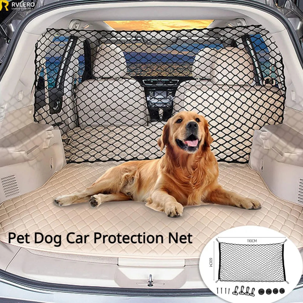 Insulating safety net for dogs in the car