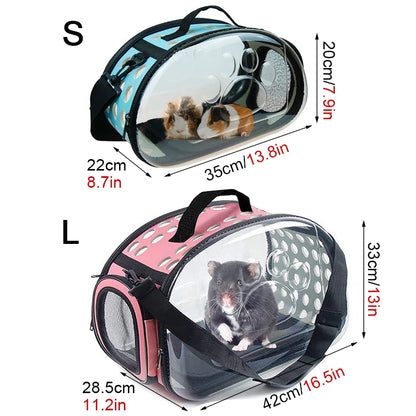 Transparent Foldable Pet Travel Bag