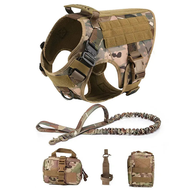 Military harness for large dog