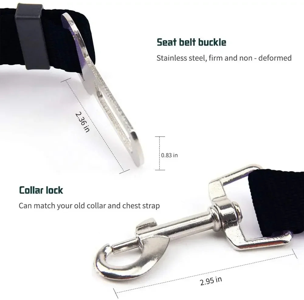 Car seat belt for pets