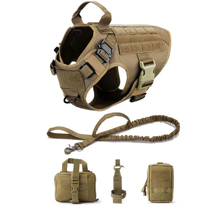 Military harness for large dog