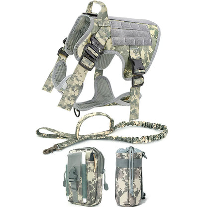 Military harness for large dog