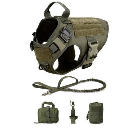 Military harness for large dog