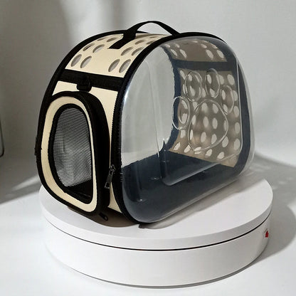 Transparent Foldable Pet Travel Bag