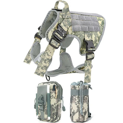 Military harness for large dog