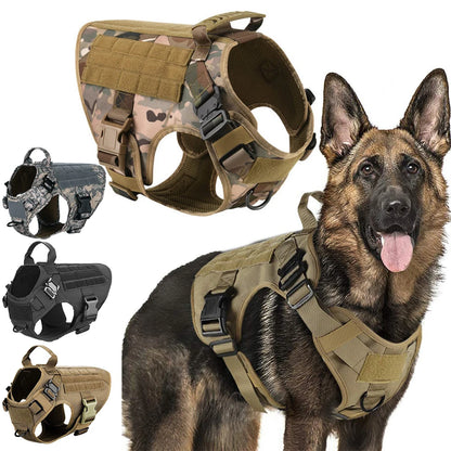 Military harness for large dog